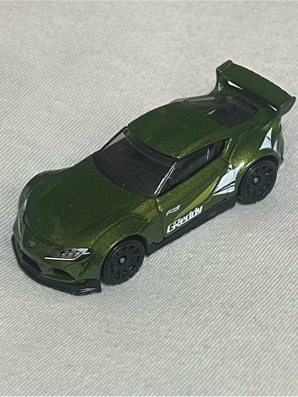 Hot Wheels ’20 Toyota GR Supra – Green Pearl GReddy (2021 Mainstream)